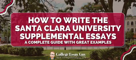 Santa Clara Supplemental Essays 2023